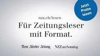 NZZ DigitalSpot  Für Zeitungsleser mit Format [upl. by Kirshbaum]