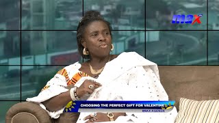 MaxAgenda Choosing the perfect gift for Valentine with Nana Ama Nightingale of Afua 123 [upl. by Oemac]