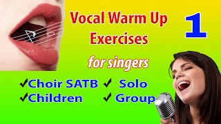 Vocalization 1  Vocal Warm ups  Voice Lesson  Choir Vocalization [upl. by Andrade]