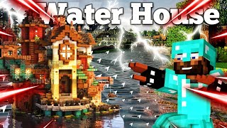 Luxury Water House In Minecraft 😜😌 [upl. by Nellda962]