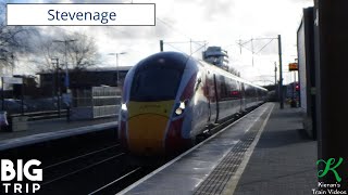 Trains at Stevenage ECML  51220 [upl. by Nagirrek496]