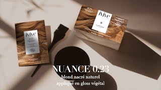 IVIVE la nouvelle colorationsoin végétale 100 naturelle  Découvrez la nuance 023 [upl. by Hoes]