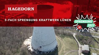 Kraftwerk Lünen  Dreifach Sprengung [upl. by Kant]