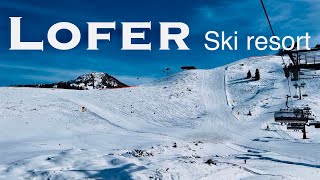 Lofer Austria Almenwelt Lofer Ski Skiing [upl. by Arvie]