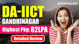 DAIICT Gandhinagar Review  Placements Ranking Courses Fees Cutoff [upl. by Ellerehs]