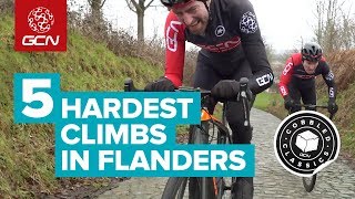 The 5 Hardest Cobbled Climbs In Flanders [upl. by Doolittle]