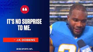 JK Dobbins proud of how he faced adversity since his season ending injury [upl. by Nabalas38]