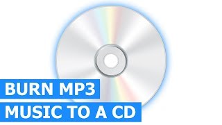 How to burn MP3 to an Audio CD for any CD player amp car stereo using Windows Media Player [upl. by Oderfodog]