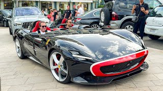 Monaco Craziest Supercars Vol99 Carspotting In Monaco [upl. by Senhauser]