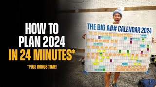 How to Plan 2024 in 24 Minutes With Jesse Itzler [upl. by Nonnahs913]