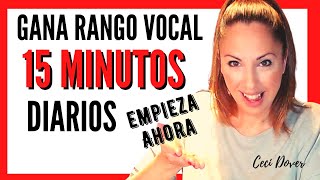 ▶️ Vocal Coach  AMPLÍA tu Rango Vocal AHORA 15 minutos de entrenamiento voz cabeza [upl. by Eonak791]