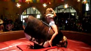 Sexiest Mechanical Bull Ride Ever [upl. by Berl]