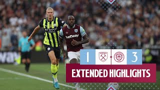 Extended Highlights  West Ham 13 Manchester City  Premier League [upl. by Hakeem924]