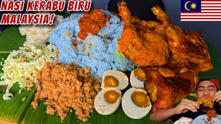 TANBOY KUN MUKBANG 4 KG NASI KERABU KHAS KELANTAN MALAYSIA [upl. by Bridget]