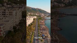 Vlore beach  Albania drone [upl. by Cherianne576]