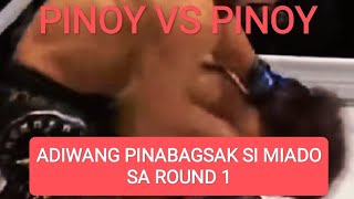 PINOY LABAN SA PINOY ADIWANG VS MIADO 2 ONE CHAMPIONSHIP FIGHT onechampionship ADIWANG video [upl. by Darrelle]