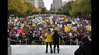 Climate strike highlights from across Canada [upl. by Leeth394]