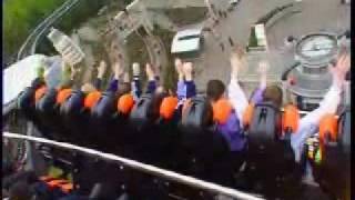 Alton Towers  Official Oblivion On Ride [upl. by Nelaf]