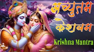 Achyutam Keshavam  अच्युतम केशवम Achyutam Keshavam Krishna Damodaram  Krishna Bhajan krishna [upl. by Imoian]