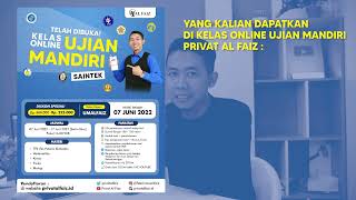 KELAS ONLINE UJIAN MANDIRI  SIMAK UI  UTUL UGM 2022 [upl. by Aimek]