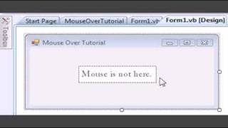 VBNET  Mouse Hover amp Mouse Leave  Tutorial  Roylyn Andrews [upl. by Lach]