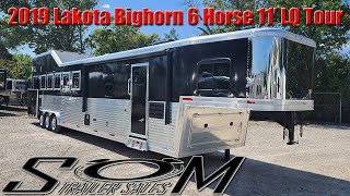 2029 Lakota Bighorn 6 Horse Trailer 11 LQ Tour [upl. by Connie]