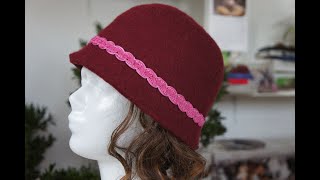 how to make felted wool hat [upl. by Noah]