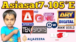 asiasat 7 new update asiasat7 channel list 2024 asiasat 7 dish setting [upl. by Ynafit]