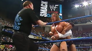 The Rock amp Earl Hebner Vs DX Part 1  SMACKDOWN [upl. by Yttam]