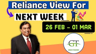 Reliance prediction for Monday 26 Feb I reliance view for next week [upl. by Nonnahsed]