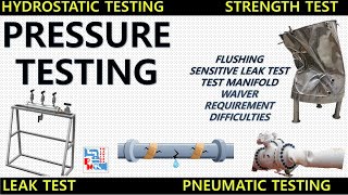 Pressure Testing  Hydrostatic Test  Pneumatic Test  Piping Mantra [upl. by Ahsehat]