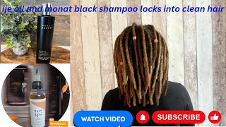 How I revamped these locks into clean new ones with the help of Ije oil and monat black shampoo [upl. by Ellener]