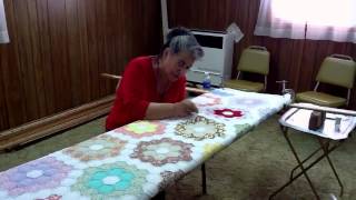 Grandmothers flower garden quilt [upl. by Hgalehs]