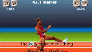 QWOP  Guide and Strategy for 100m [upl. by Glynas]