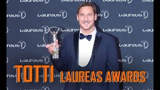 Francesco TOTTI premiato ai LAUREUS sports AWARDS [upl. by Novj]