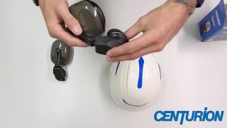 Fitting and removing the S41S42 ear defenders to a Nexus Safety Helmet [upl. by Bathesda]