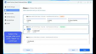 Clone Disk to HDD or SSD in Simple Clicks  EaseUS Partition Master [upl. by Enomsed]