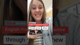 🗣HOW TO PRONOUNCE quotthroughquot vs quottruequot vs quotchewquot in English with a CanadianAmerican 🇨🇦🇺🇸 Accent [upl. by Deck]