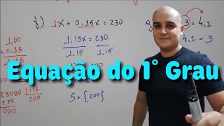 Equação do 1º grau  Parte 2 [upl. by Aratehs]