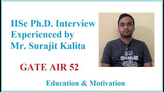 IISc physics PhD Interview Indian Institute of Science Education amp Motivation interview physics [upl. by Lotsirk]