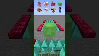 Spike Levels vs Jumping Mobs meme shorts minecraft [upl. by Sheba]