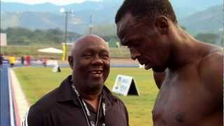 Usain Bolt  Glen Mills Training Session [upl. by Ellebana]