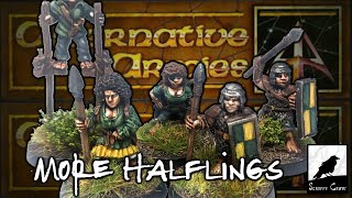 Halflings From Alternative Armies  For My Oathmark Army [upl. by Nefen830]