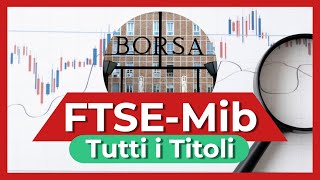 ANALISI dei TITOLI ITALIANI 🇮🇹 Large Cap FTSE MIB 13012024 [upl. by Giannini639]