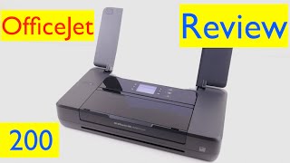 HP OfficeJet 200 Mobile Printer Review [upl. by Krute]