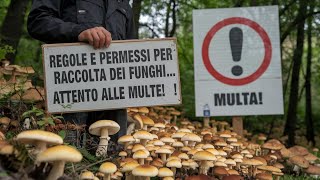 Quali sono le regole per cercare i FUNGHI ATTENTO ALLE MULTE porcini funghiporcini funghi [upl. by Ahseile]