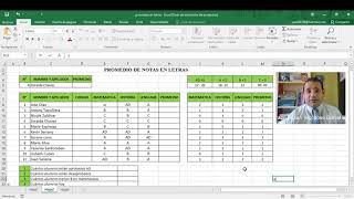 Promedio de notas en letras [upl. by Burch]