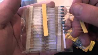 Carbon Resistors Vs Metal Film Resistors And Unboxing Kinda [upl. by Aleakam]