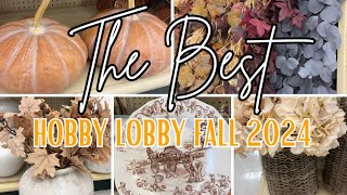 THE BEST OF HOBBY LOBBY FALL 2024  HIGH END DUPES  PINTEREST INSPIRATION IDEAS [upl. by Ymrej]