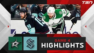 HIGHLIGHTS Game 4  Dallas Stars vs Seattle Kraken [upl. by Nerot]